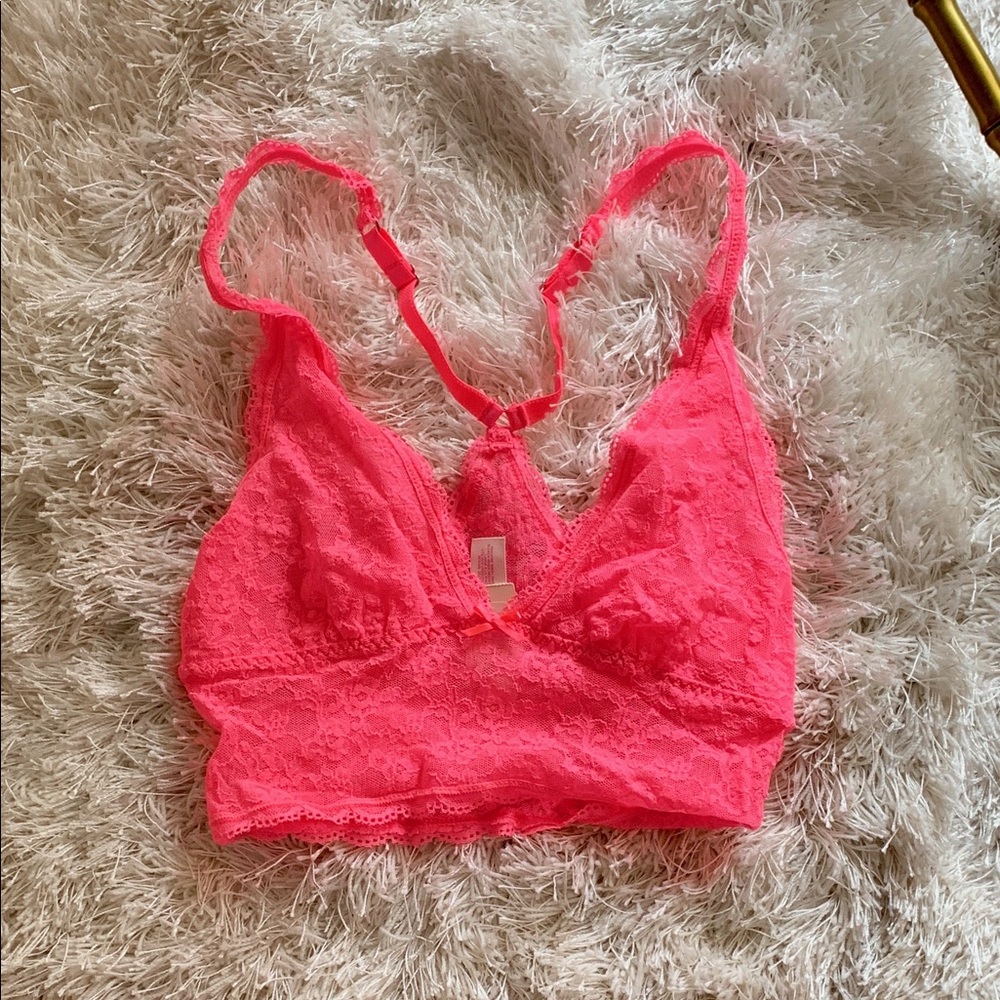 Victoria’s Secret hot pink bralette